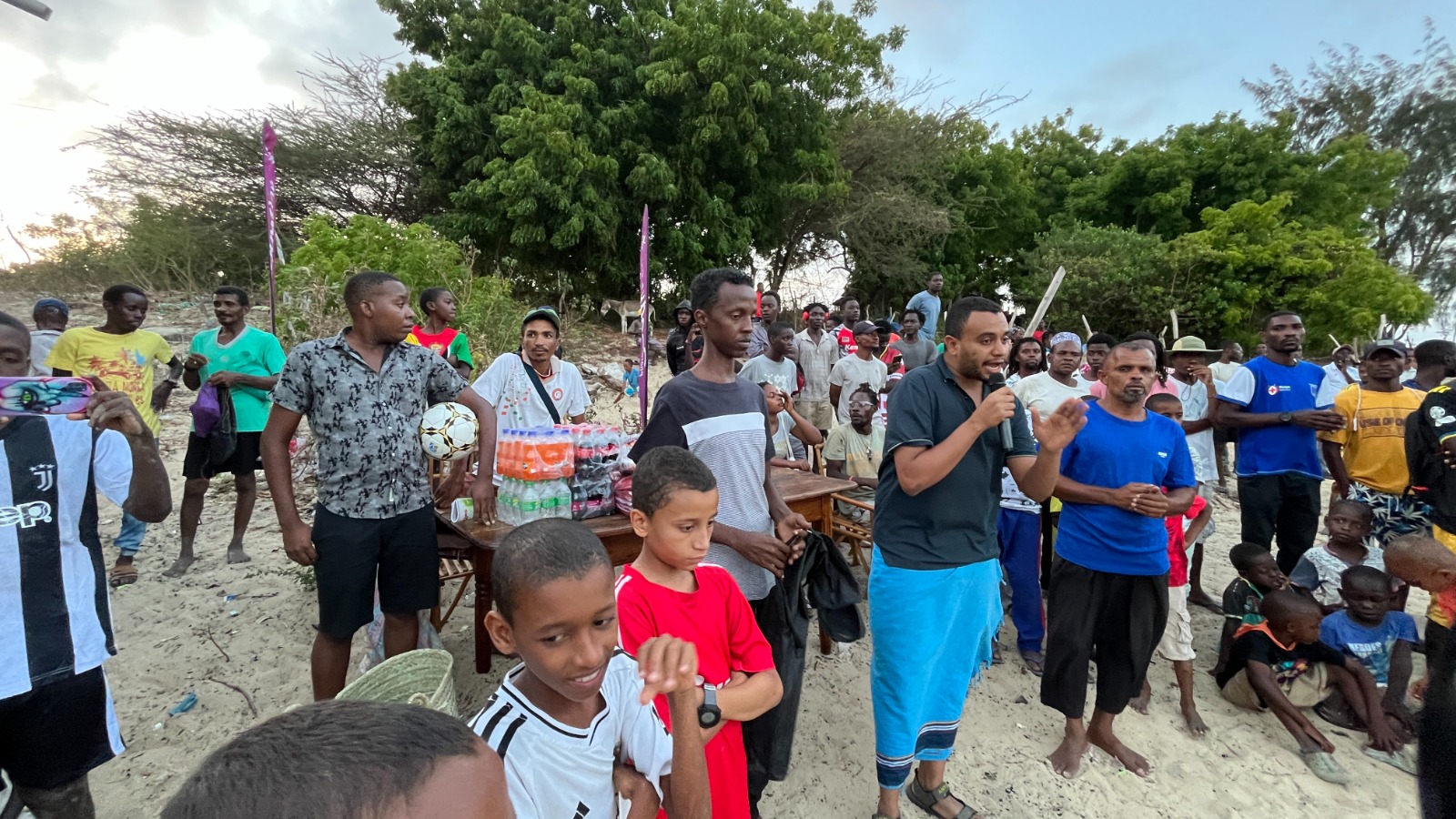 Mfungo Cup fixture poster showing teams and match schedule